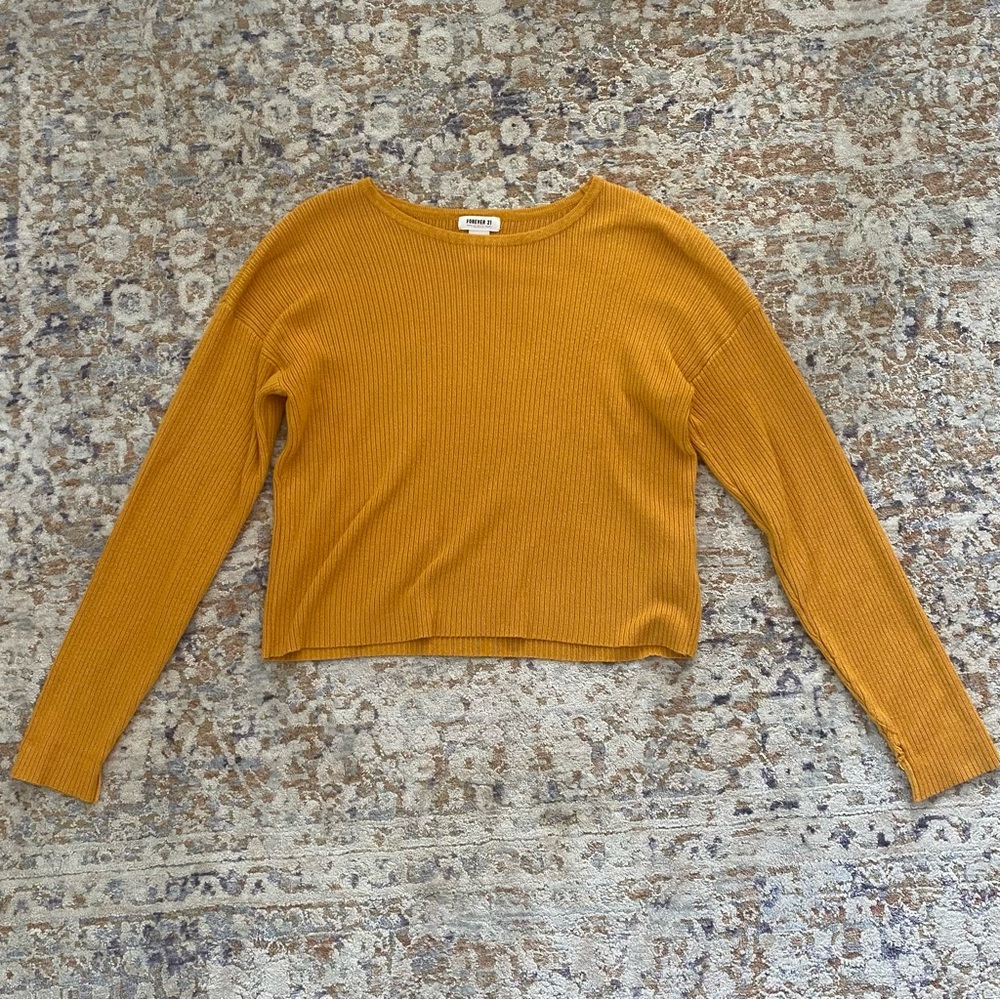 Forever 21 Girls Cropped Sweater